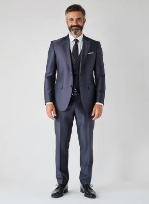 Costume de ceremonie croială costum gri HUGO BOSS bărbat