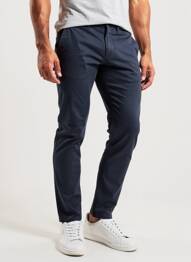 Pantalon slim închidere cu fermoar sub clapetă cu nasturi albastru TEDDY SMITH bărbat