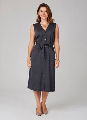 Rochie midi fără mâneci fără mâneci albastru GRIFFON femeie