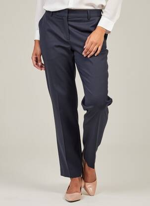Pantalon chino buzunare talie înaltă albastru LEON & HARPER femeie
