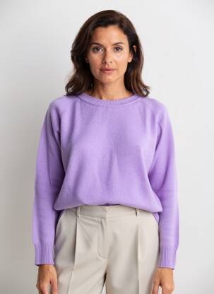 Pulover elasticitate mâneci lungi violet HOD femeie