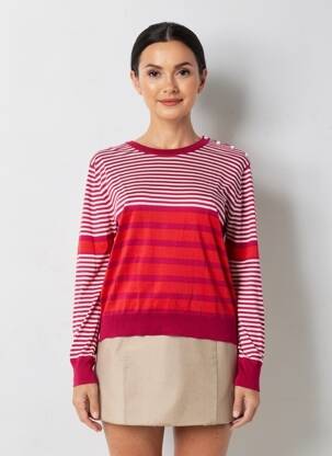 Tricou mâneci lungi mâneci lungi roșu MONTAGUT femeie