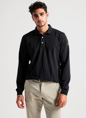 Polo mâneci lungi mâneci lungi negru U.S. POLO ASSN bărbat