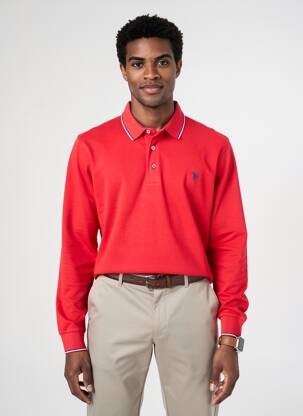 Polo mâneci lungi mâneci lungi roșu U.S. POLO ASSN bărbat