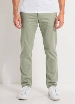 Pantalon chino elasticitate mărime normală verde LA CIBLE ROUGE bărbat