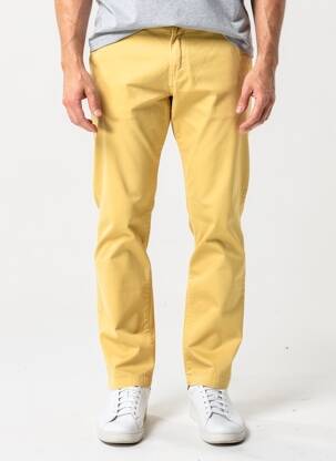 Pantalon chino elasticitate mărime normală galben IMPAQT bărbat