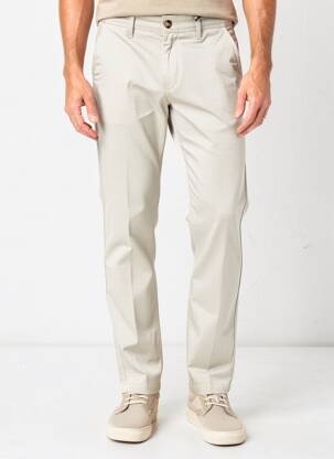 Pantalon chino elasticitate mărime normală bej IMPAQT bărbat