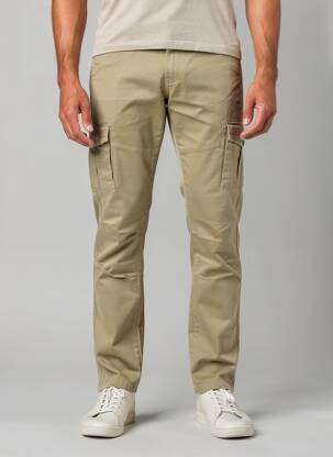 Pantalon cargo buzunare mărime normală verde IMPAQT bărbat