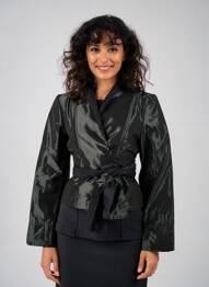 Jachete casual croială cambrată negru SARAH PACINI femeie