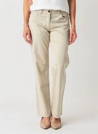 Pantalon drept elasticitate mărime normală bej JOCAVI femeie
