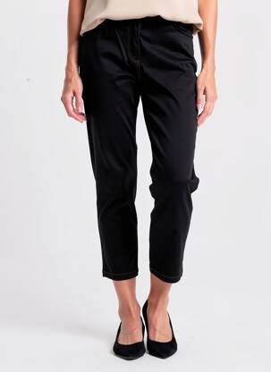 Pantalon 7/8 elasticitate mărime normală negru PAUL BRIAL femeie