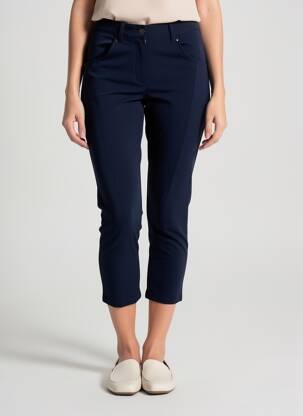 Pantalon 7/8 elasticitate mărime normală albastru MALOKA femeie
