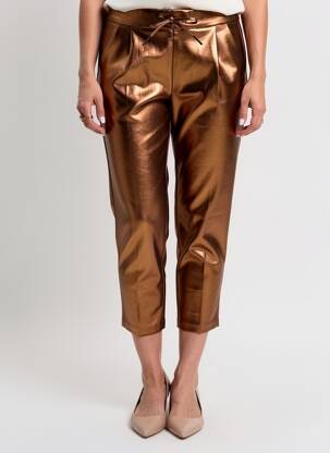 Pantalon 7/8 elasticitate mărime normală portocalie VERO MODA femeie