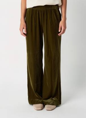 Pantalon larg mărime normală mărime normală verde deschis KARMA KOMA femeie