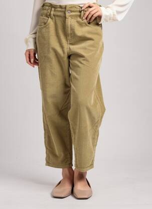 Pantalon drept elasticitate talie înaltă bej FREEMAN T.PORTER femeie