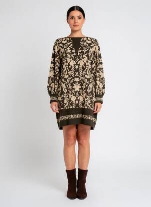 Rochie pulover croială cambrată mâneci lungi gri MEISÏE femeie
