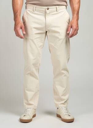 Pantalon chino elasticitate mărime normală bej PIONEER bărbat
