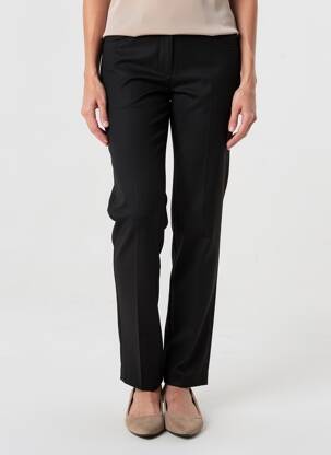 Pantalon slim talie elastică mărime normală negru BARILOCHE femeie
