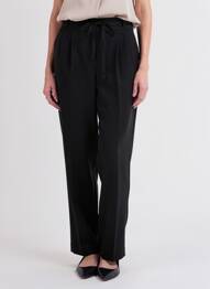 Pantalon drept elasticitate mărime normală negru LE PETIT BAIGNEUR femeie
