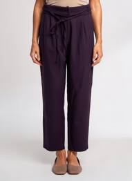 Pantalon drept elasticitate mărime normală violet LE PETIT BAIGNEUR femeie