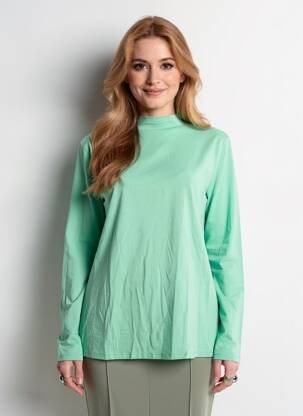 Tricou mâneci lungi mâneci lungi verde CECIL femeie
