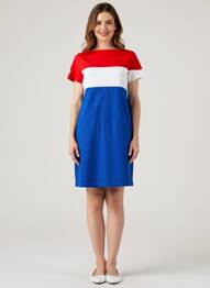 Rochie scurtă mâneci scurte mâneci scurte albastru LE COQ SPORTIF femeie
