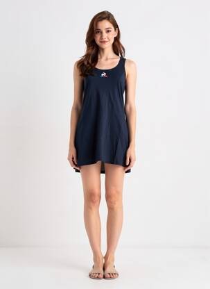 Rochie scurtă fără mâneci fără mâneci albastru LE COQ SPORTIF femeie
