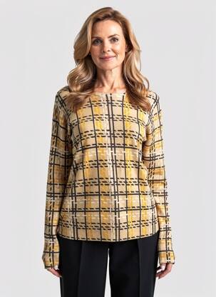 Pulover elasticitate mâneci lungi bej GERRY WEBER femeie