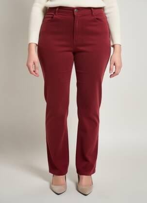 Pantalon drept elasticitate mărime normală roșu GRIFFON femeie