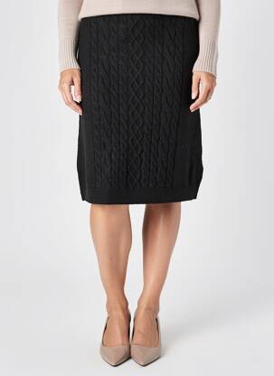 Fustă midi talie înaltă negru CREAM femeie
