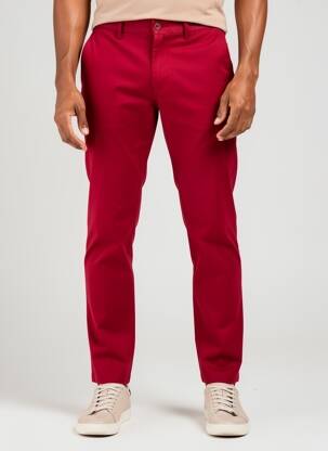 Pantalon chino buzunare roșu TOMMY HILFIGER bărbat