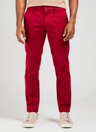 Pantalon chino buzunare roșu TOMMY HILFIGER bărbat