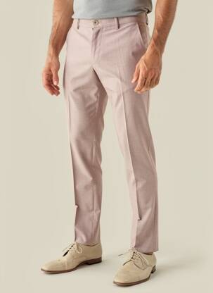 Pantalon slim țesătură melanj mărime normală roz CLUB OF GENTS bărbat