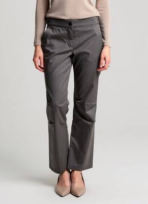 Pantalon drept mărime normală mărime normală gri ZIENER femeie