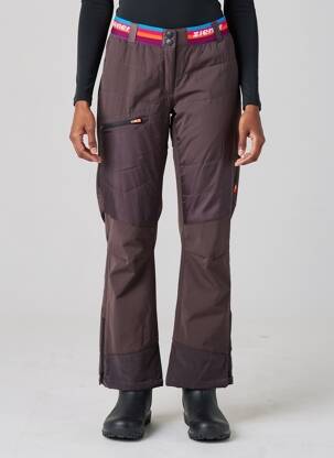 Pantalon drept talie elastică mărime normală gri ZIENER femeie