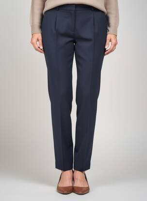 Pantalon slim talie înaltă talie înaltă albastru BRUNO SAINT HILAIRE femeie