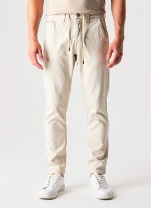 Pantalon chino elasticitate mărime normală bej KAPORAL bărbat