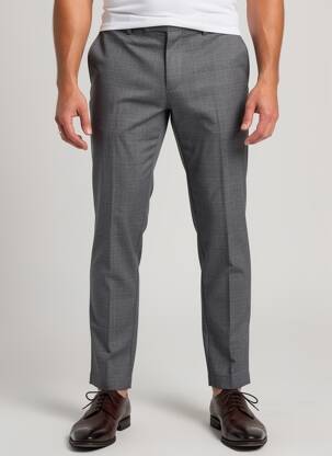 Pantalon chino elasticitate mărime normală gri ONLY & SONS bărbat