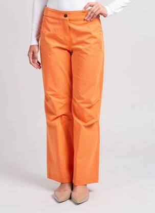 Pantalon drept mărime normală mărime normală portocalie ZIENER femeie