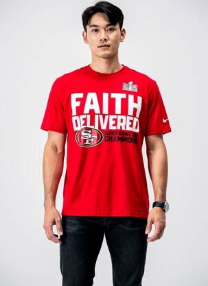 Tricou croială dreaptă mâneci scurte roșu NIKE bărbat