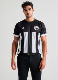 Tricou broderie mâneci scurte negru LE COQ SPORTIF bărbat