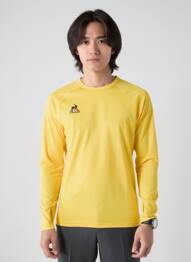 Tricou croială cambrată mâneci lungi galben LE COQ SPORTIF bărbat