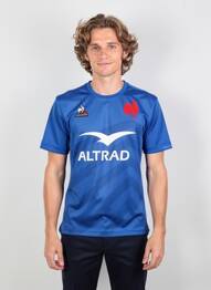 Tricou broderie mâneci scurte albastru LE COQ SPORTIF bărbat