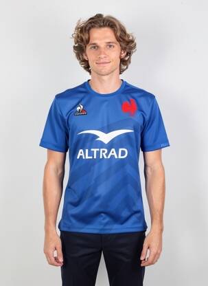 Tricou broderie mâneci scurte albastru LE COQ SPORTIF bărbat