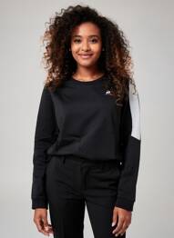 Hanorac broderie mâneci lungi negru LE COQ SPORTIF femeie