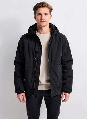 Parka mâneci lungi cu glugă negru OXBOW bărbat