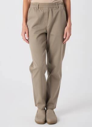 Pantalon chino mărime normală mărime normală maro HOD femeie
