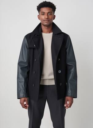 Palton scurt buzunare fără glugă negru RALPH LAUREN bărbat