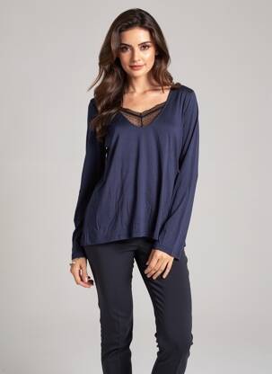 Tricou albastru I.CODE (By IKKS) femeie