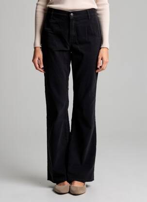 Pantalon evazat negru HAPPY femeie